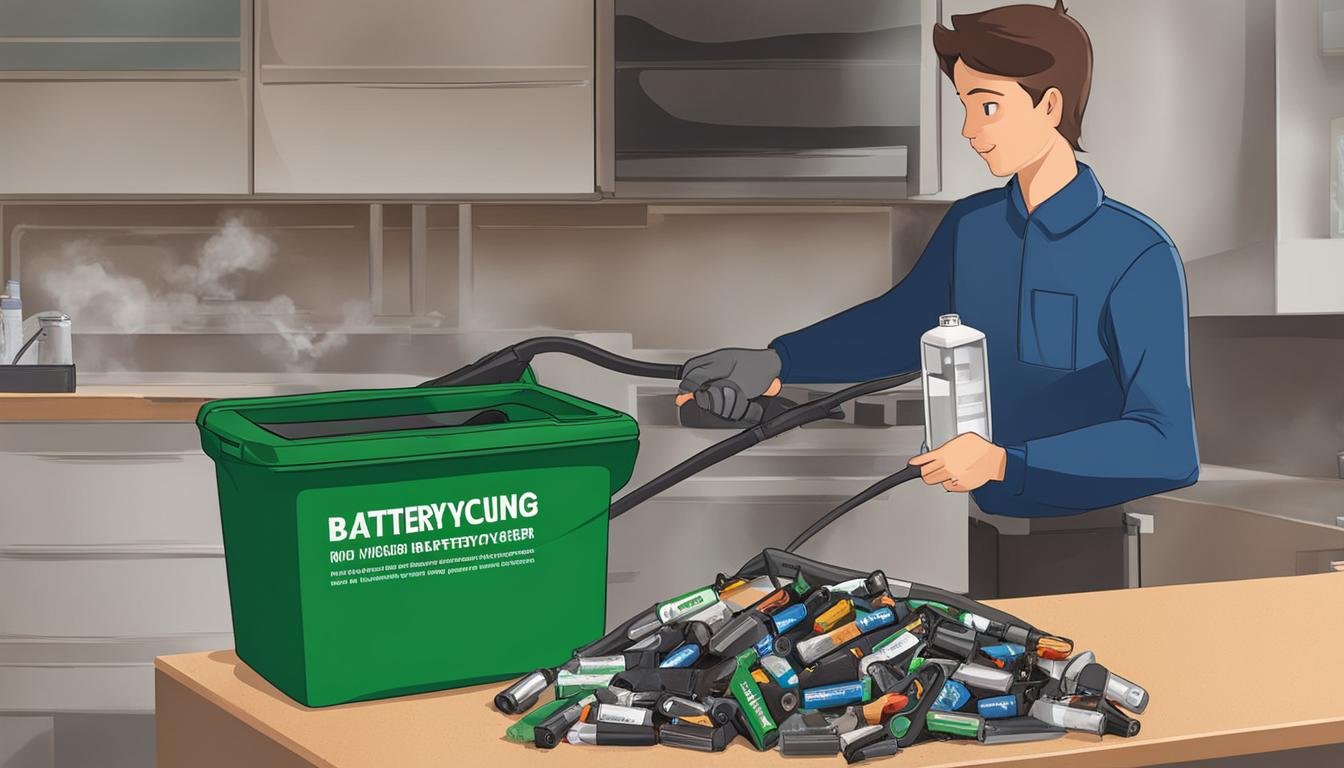 how to dispose of vacuum cleaner batteries