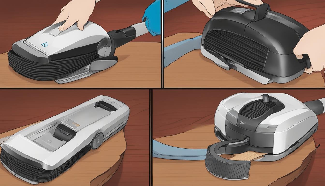 how to change the belt on an electrolux precision vacuum cleaner