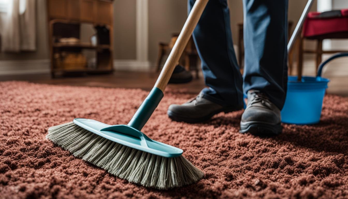how to clean carpet without vacuum cleaner