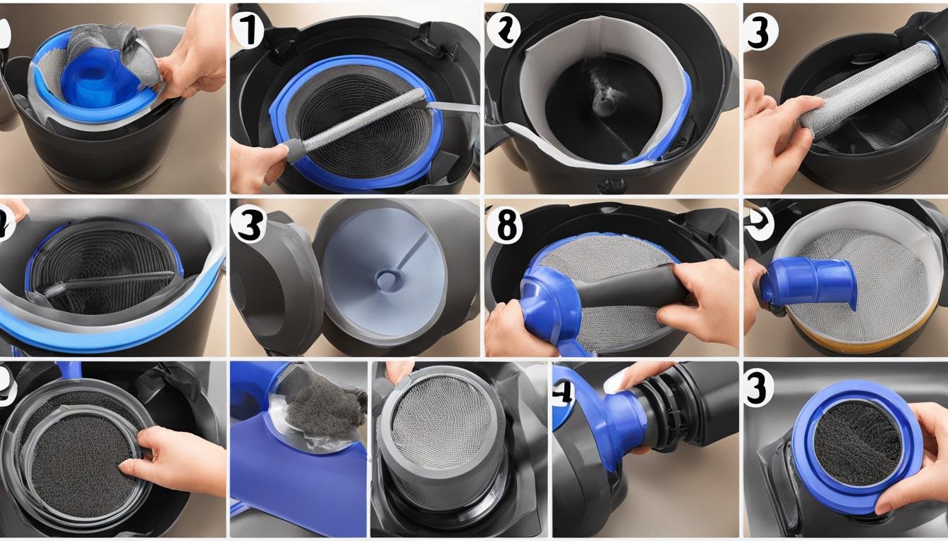 how to clean the filter on a dyson vacuum cleaner