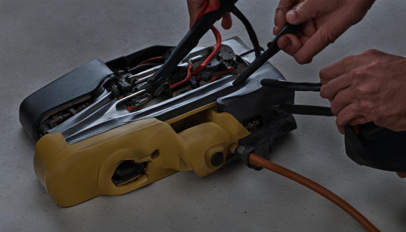 how to fix vacuum cleaner cable