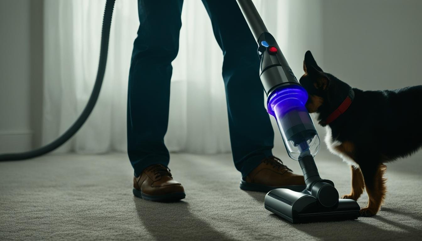 how to get the dog smell out of my dyson vacuum cleaner