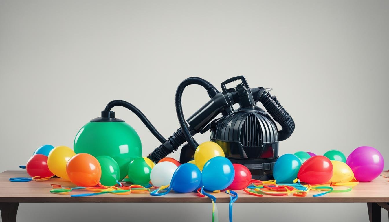how to inflate balloons with vacuum cleaner