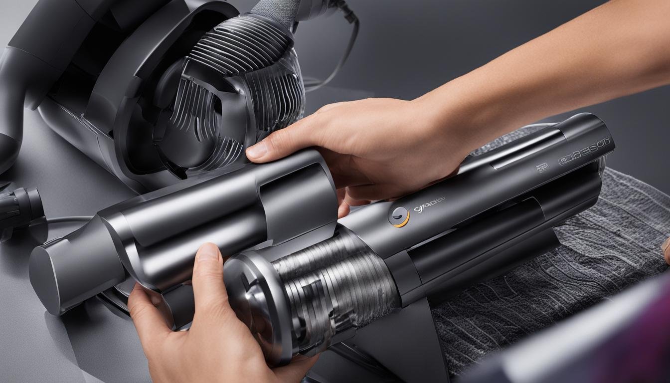 how to install dyson vacuum cleaner