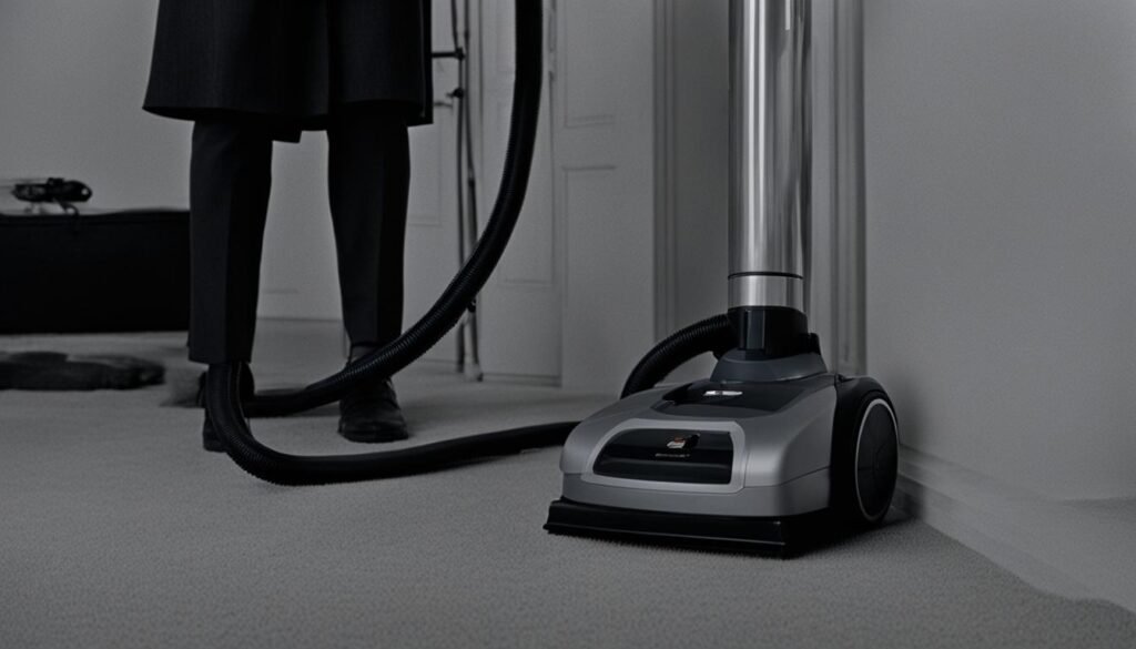 How to prevent injuries while pulling the vacuum cleaner?