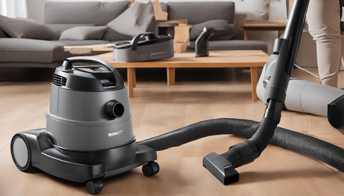 how to assemble bennett read vacuum cleaner