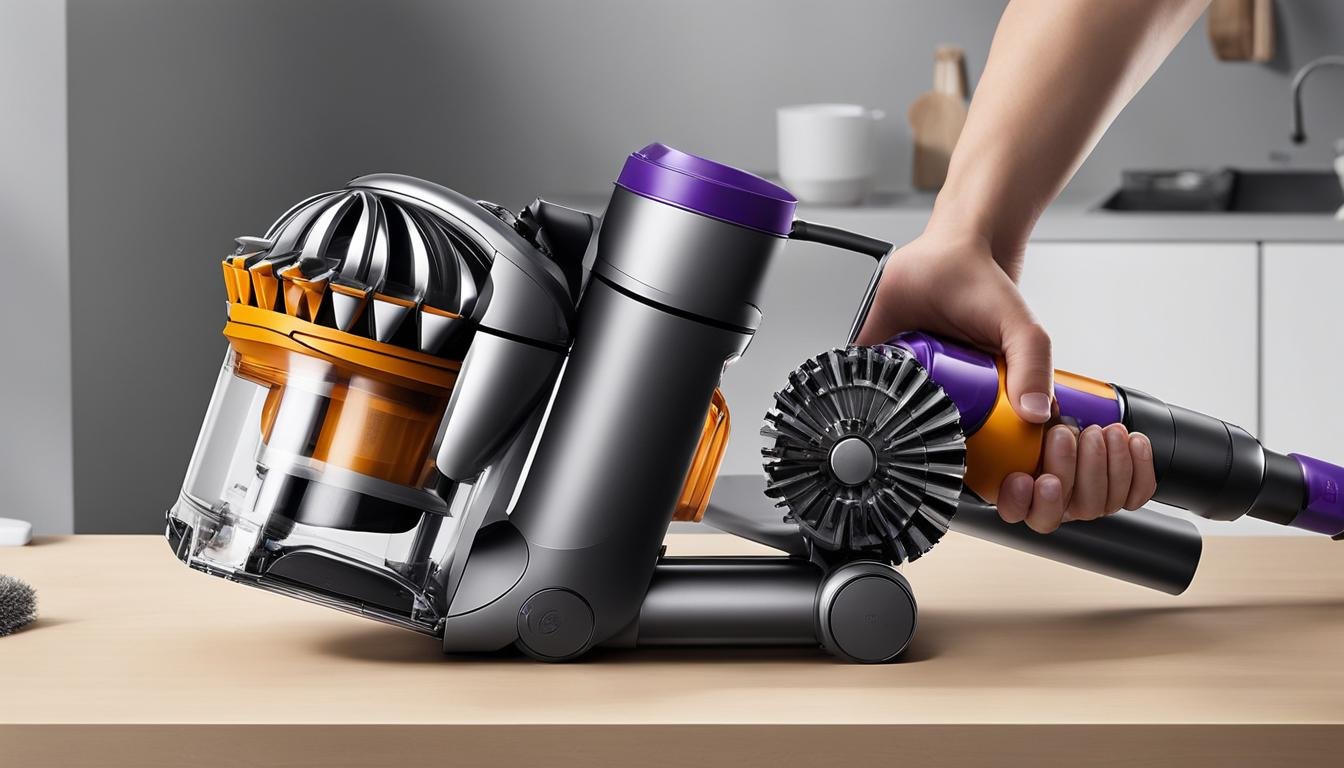 how to clean dyson handheld vacuum cleaner