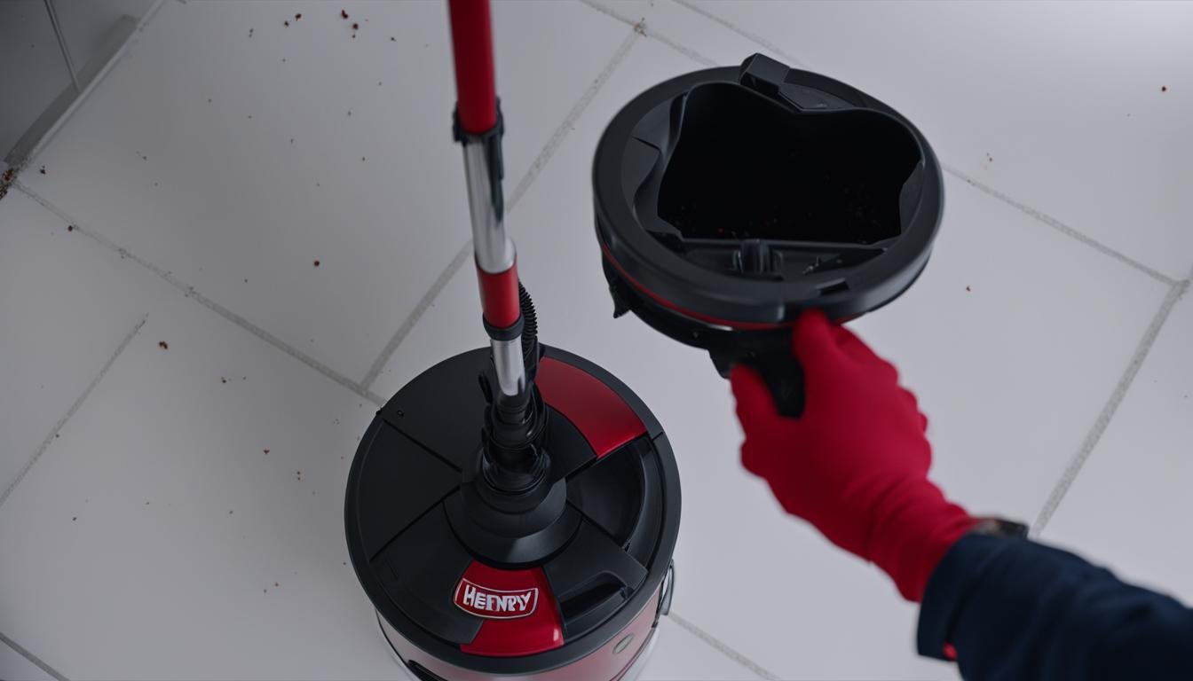 how to empty a henry vacuum cleaner