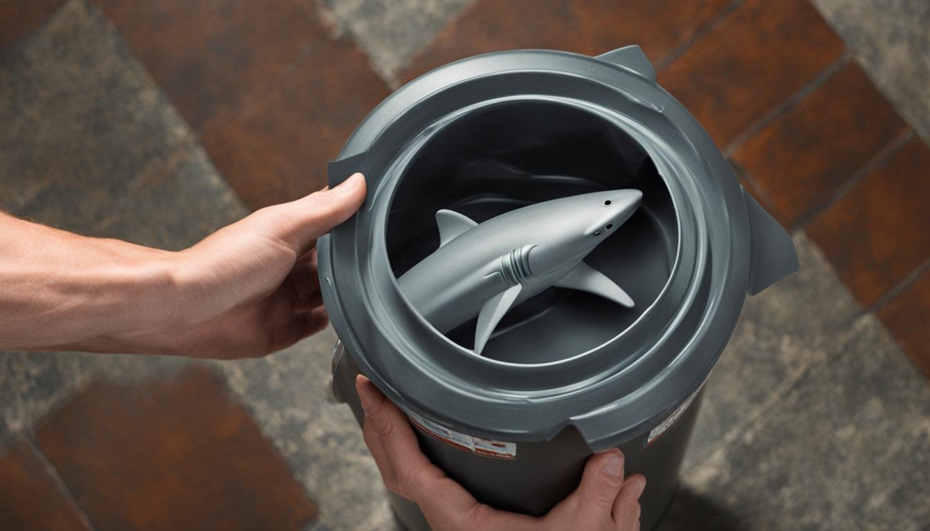 how to empty a shark vacuum cleaner