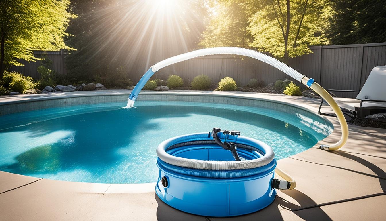 how to inflate pool with vacuum cleaner