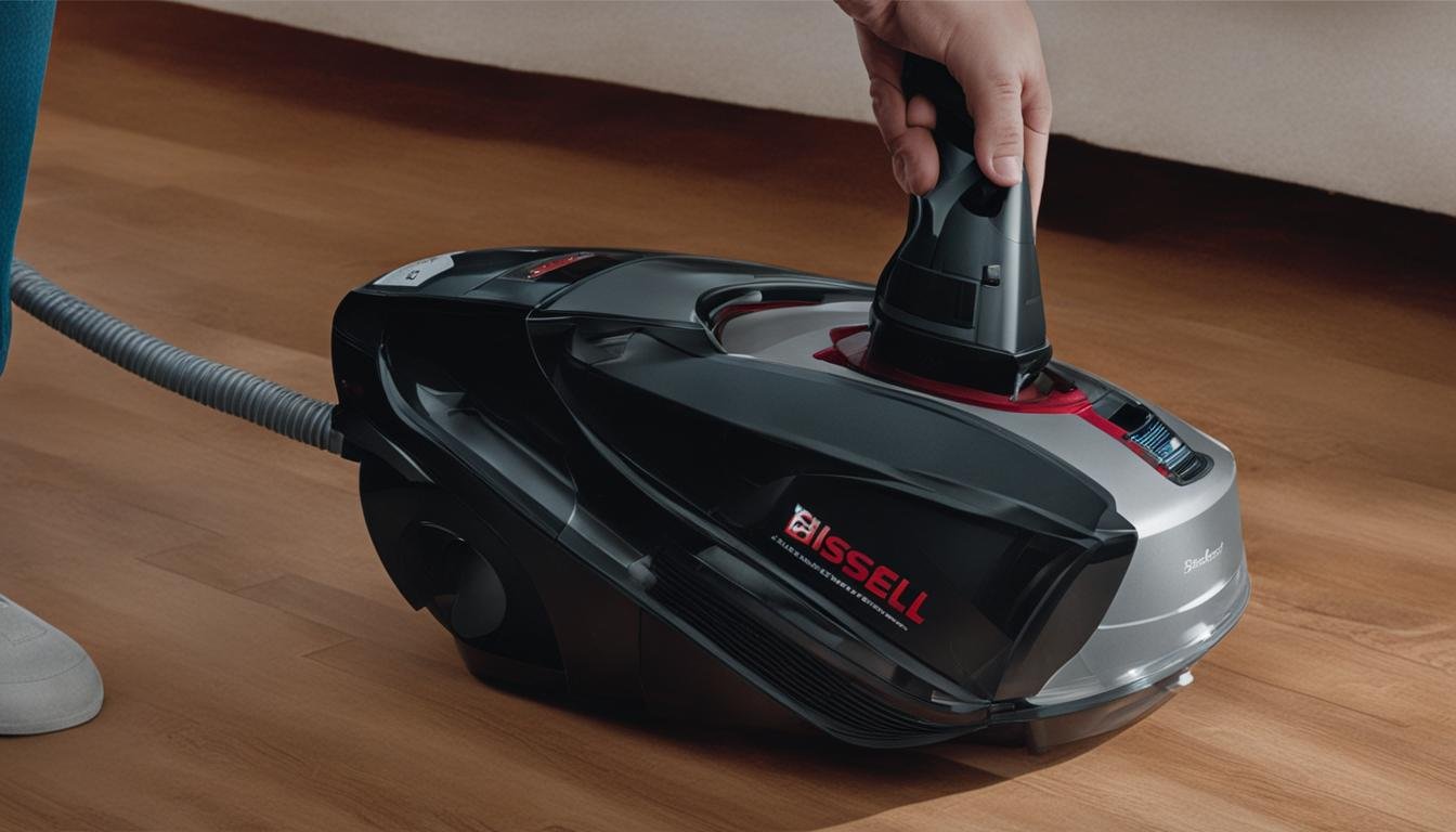 how to open bissell powerforce vacuum cleaner