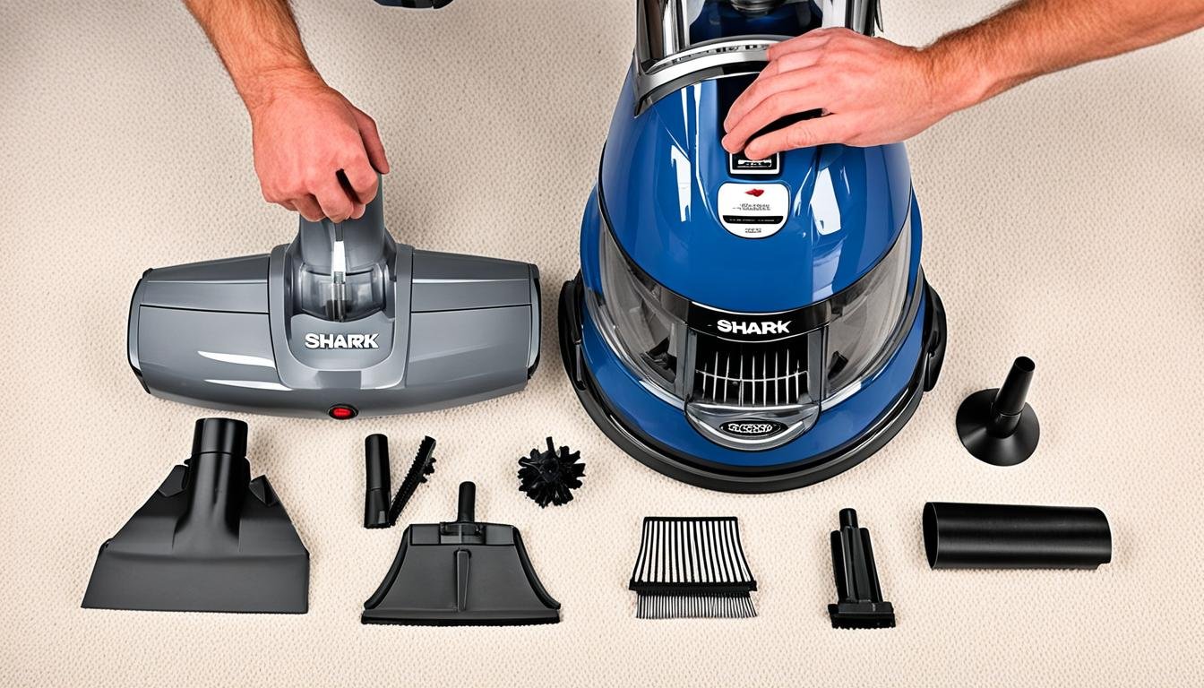 how to repack a shark vacuum cleaner