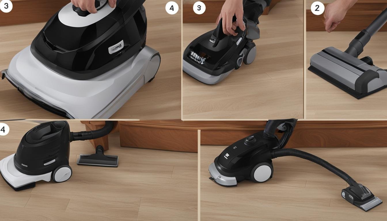 how to set vacuum cleaner