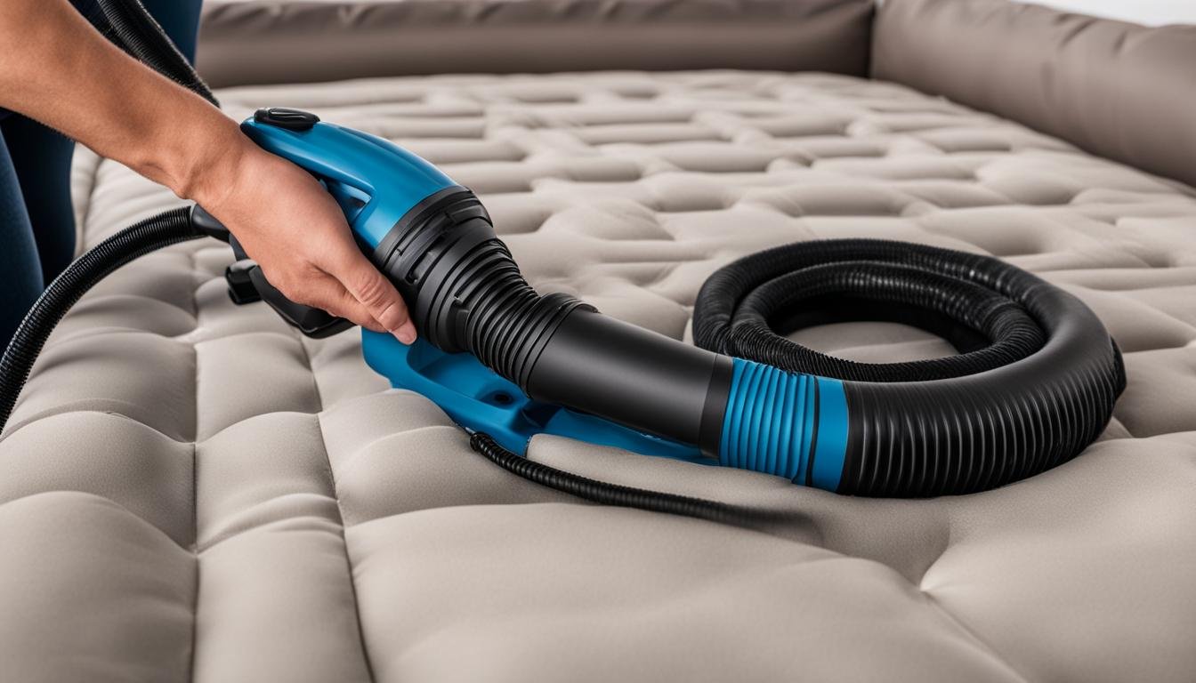 can you blow up an air mattress with a vacuum cleaner