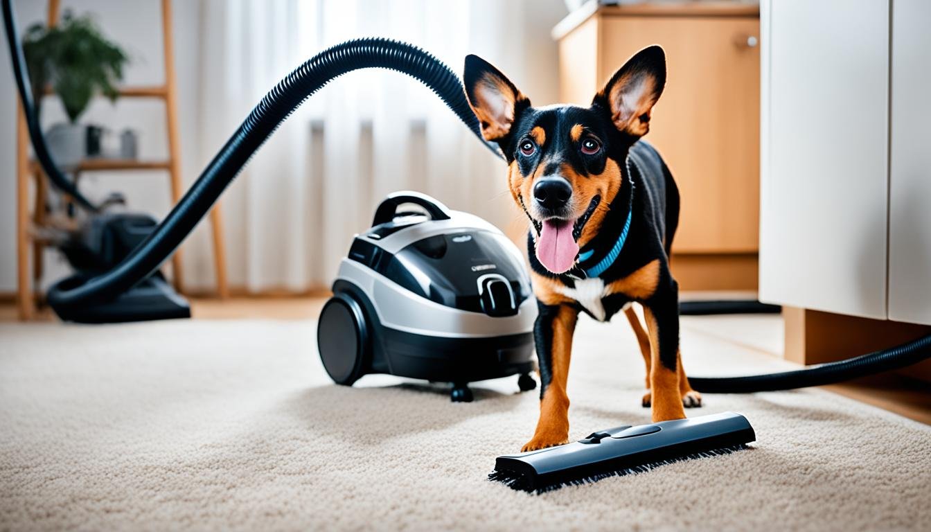 why do dogs attack the vacuum cleaner