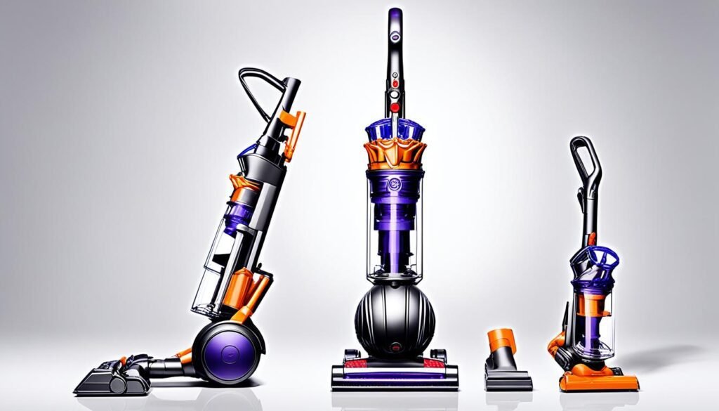 Dyson vacuum cleaner features