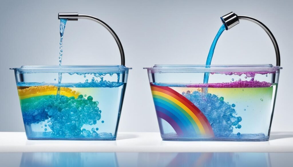 Using Water with Rainbow Cleaning System