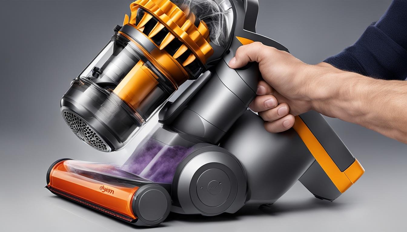 dyson v8 absolute cuts out on max