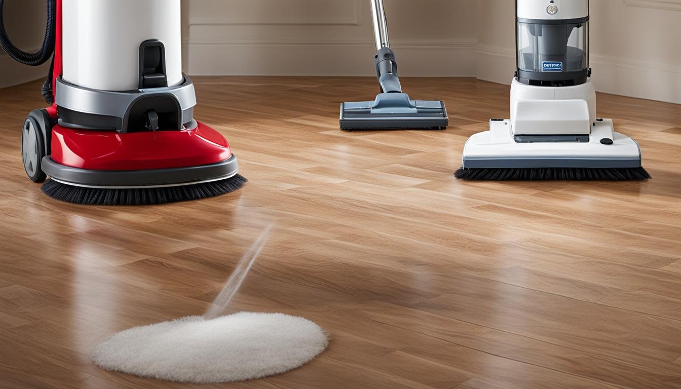 how do we maintain a floor buffer and a vacuum cleaner