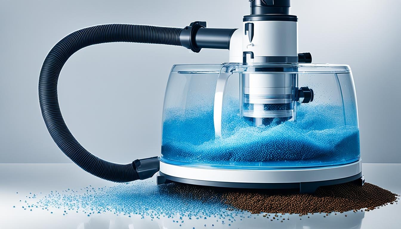 how does a water filtration vacuum cleaner work