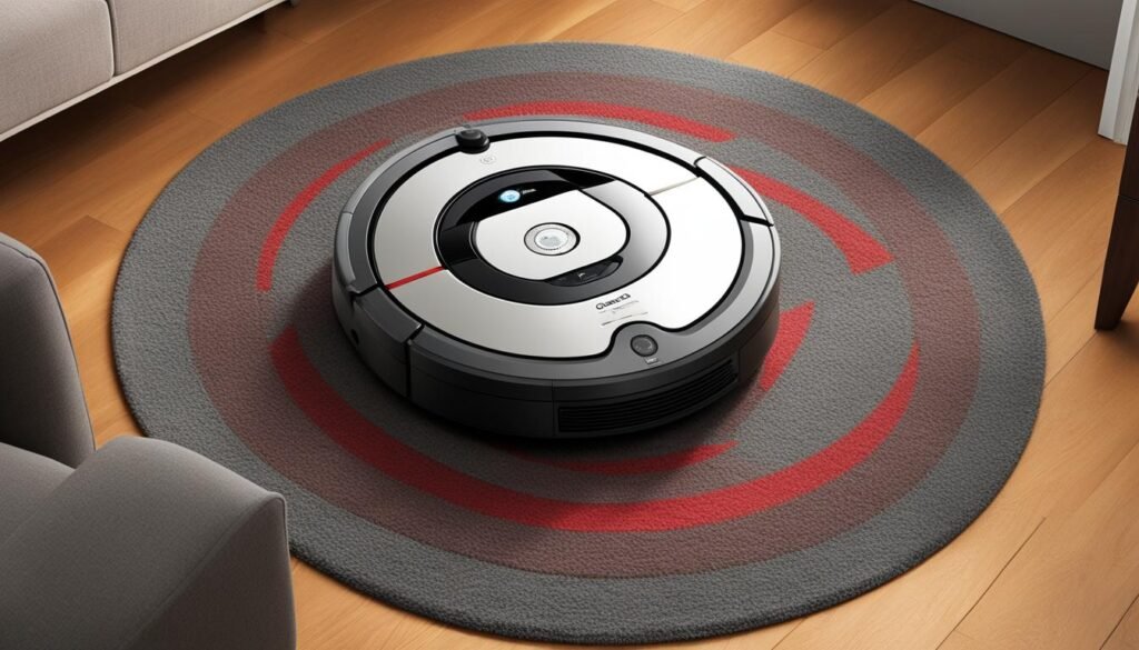 roomba flashing red triangle