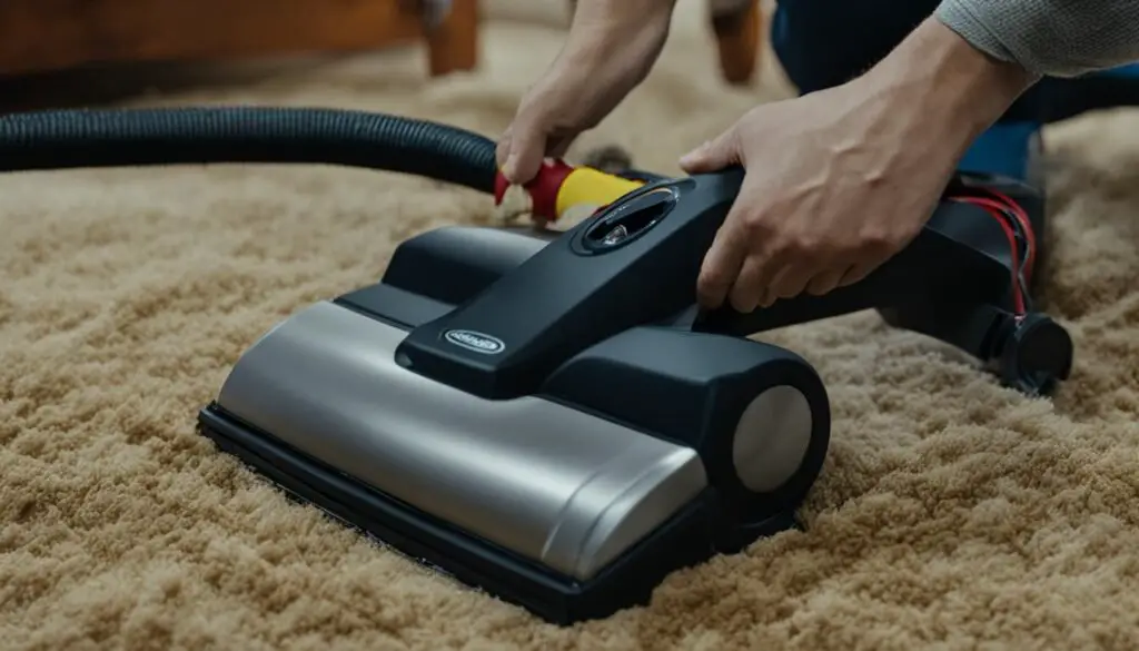 upright vacuum cleaner testing